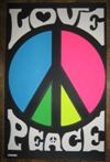 (POSTERS--THE SIXTIES.) Group of 6 peace and love posters.